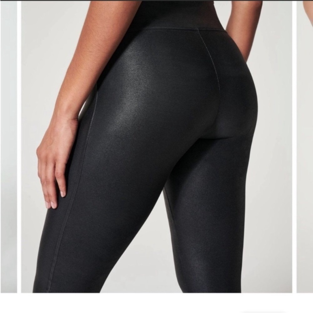 Spanx Faux Leather Leggings Large NWOT